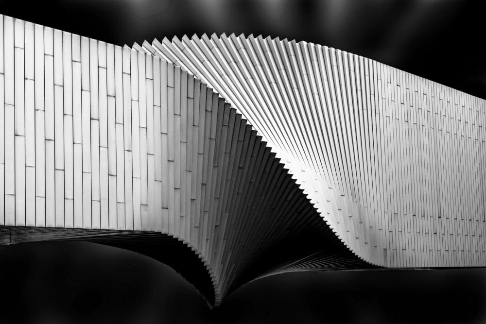 Abstract Architectural Form by Henk Langerak — canvas wall art