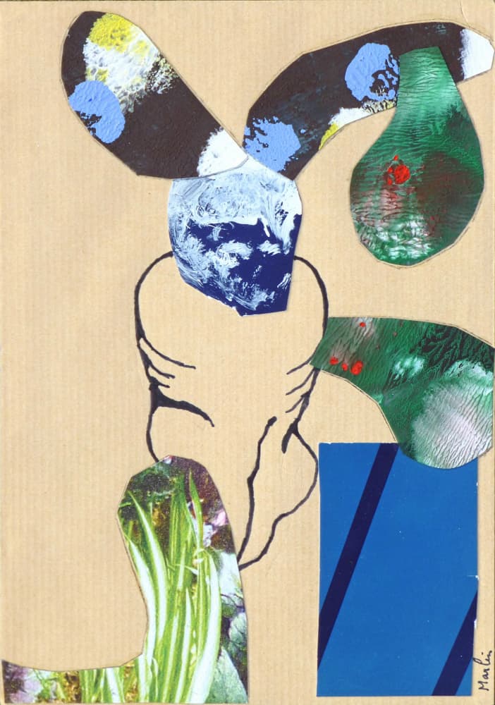 Surreal Figure Collage by Pascal Marlin — canvas wall art