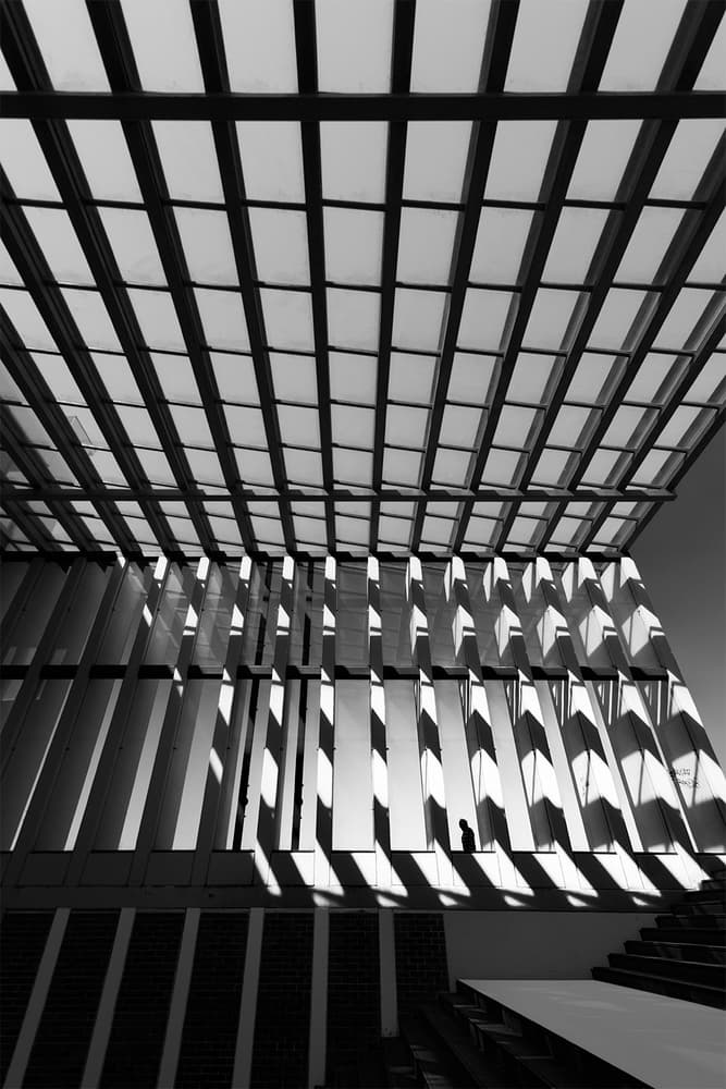 Geometric Light and Shadow by Paulo Abrantes — canvas wall art