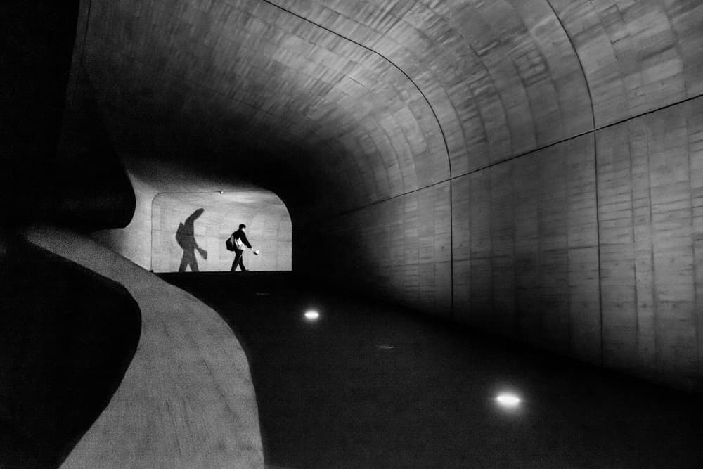 Tunnel Walker Shadow by Fengshou . Lin 林峰守 — canvas wall art