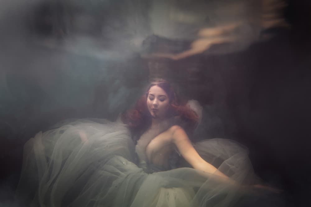 Ethereal Underwater Dream by Gabriela Slegrova — canvas wall art