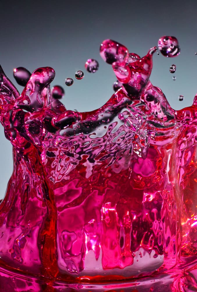 Vibrant Pink Splash by TOSHIO TANEDA — canvas wall art