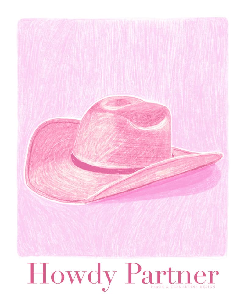 P&c Howdypartner Copy by Jenny Liz Rome — canvas wall art