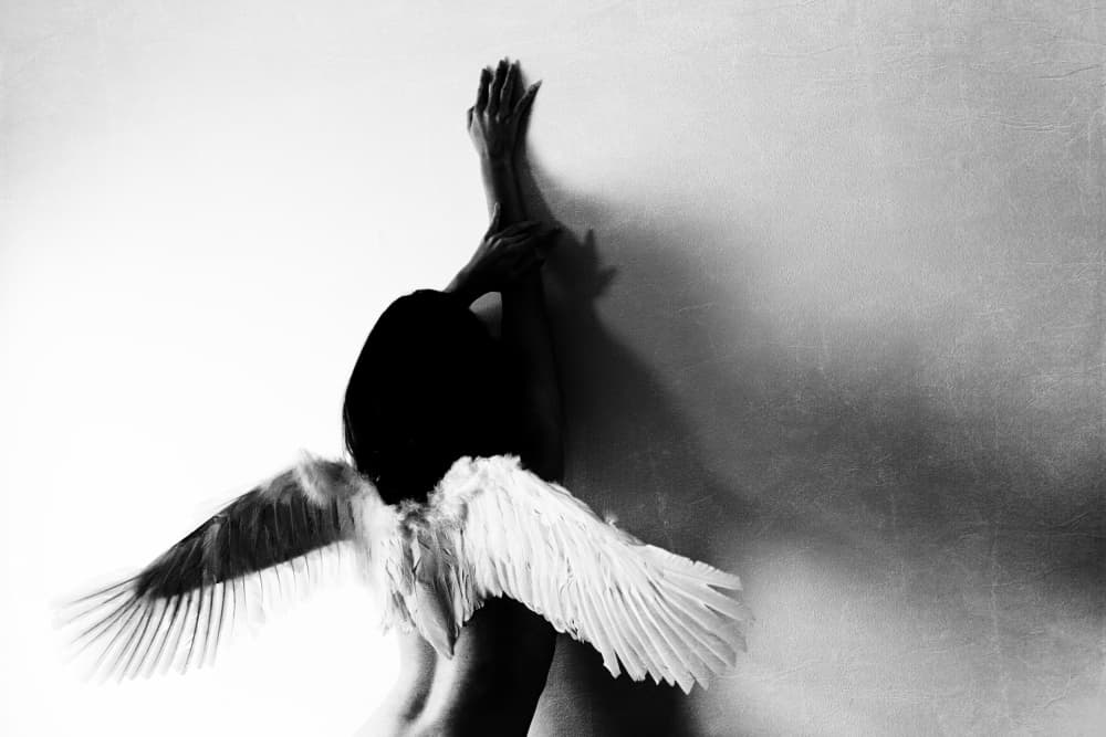 Shadow of an Angel by Keisuke Ikeda @ blackcoffee — canvas wall art