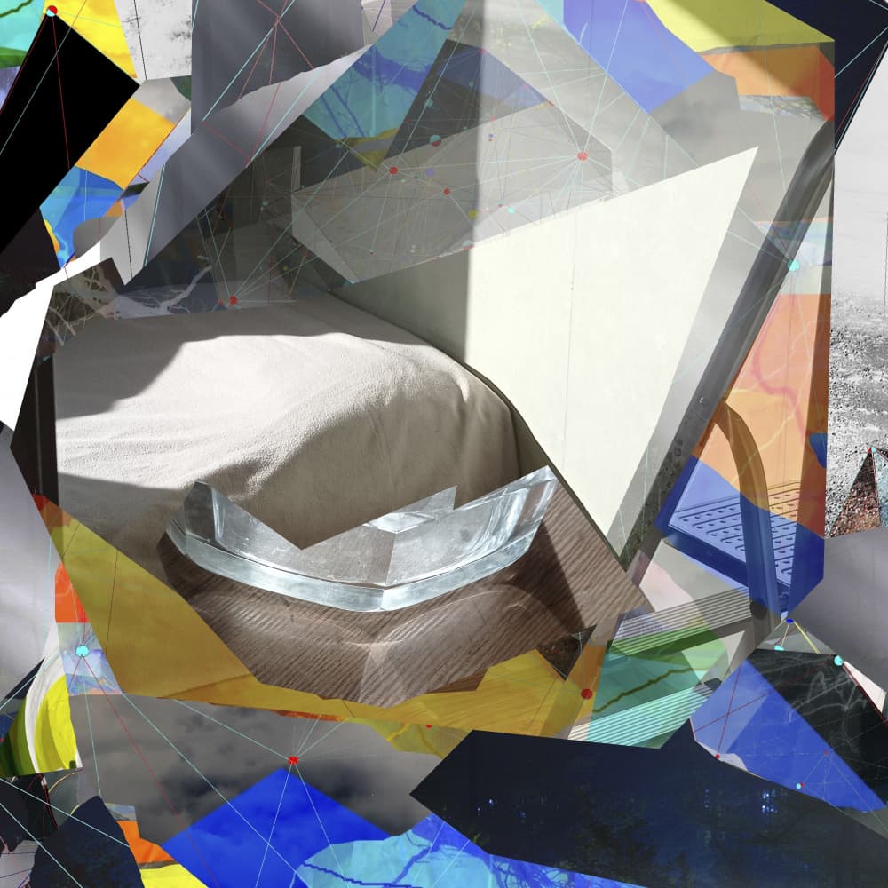 Modern Geometric Collage by Stefan Fransson — canvas wall art