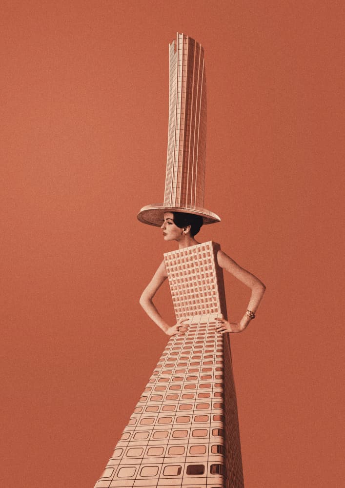 City girl by Maarten Léon — canvas wall art