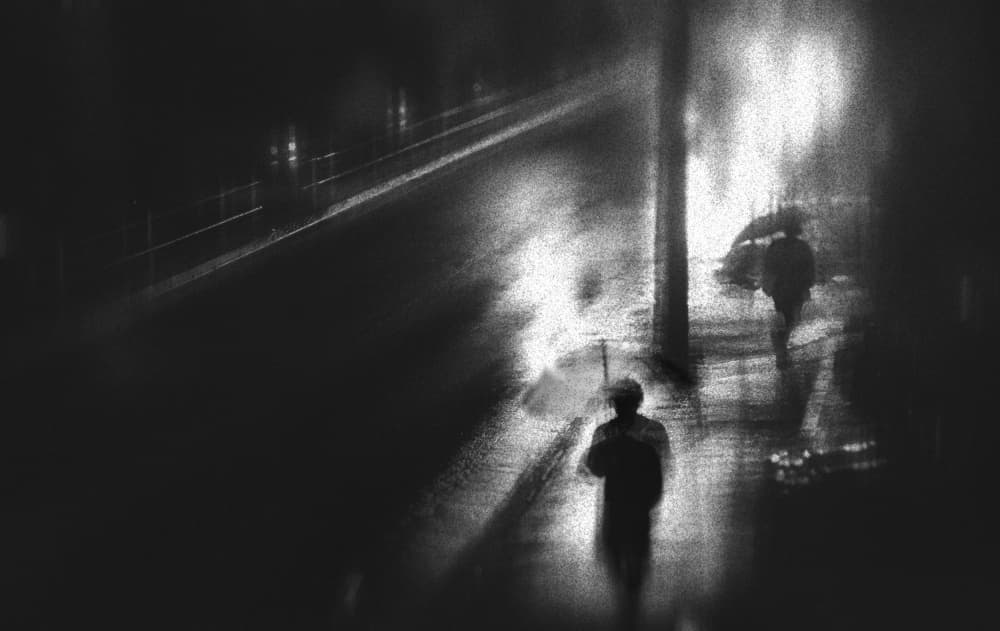 Lonely City Rain by Teruhiko Tsuchida — canvas wall art