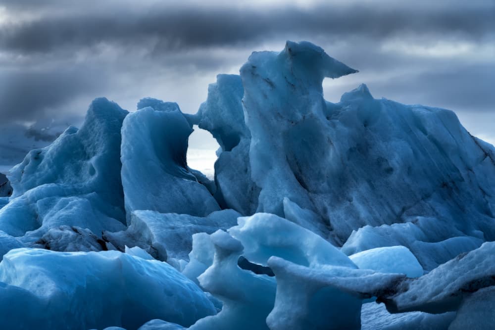 Arctic Ice Formations by queverenislandia.es — canvas wall art