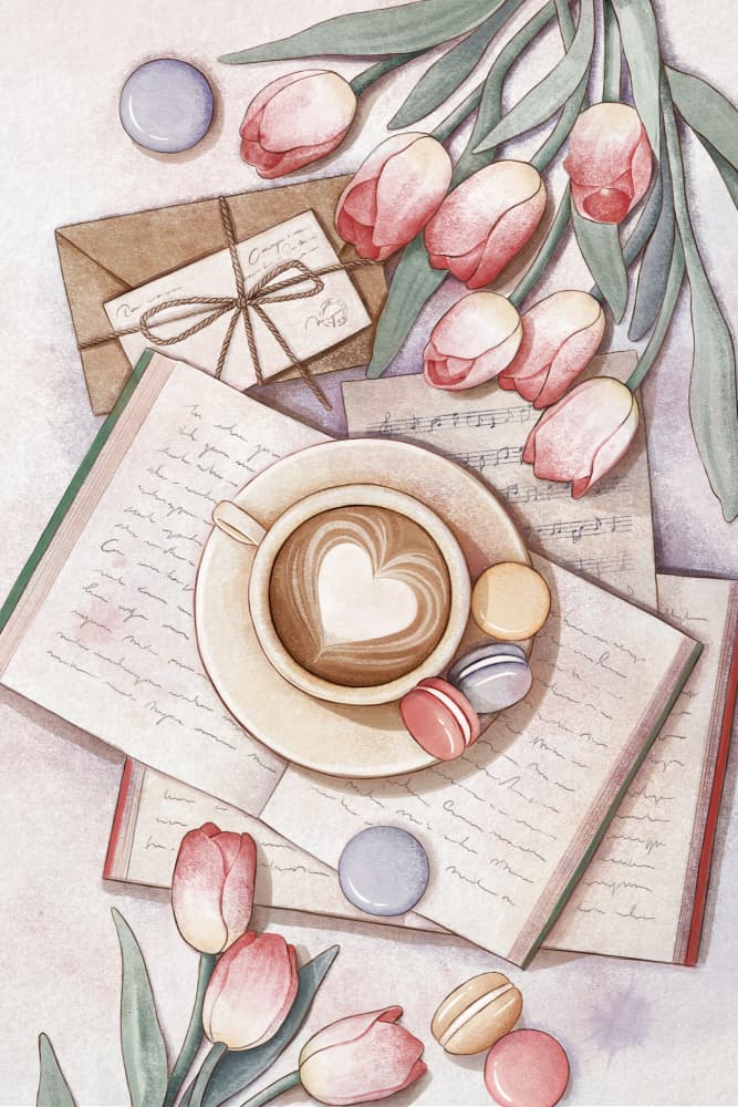 Cozy Coffee Morning by Xuan Thai — canvas wall art