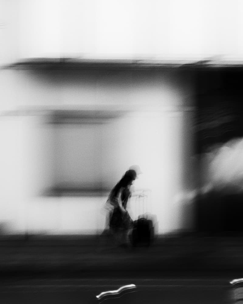 Woman In Motion by Kenta Tamura — canvas wall art