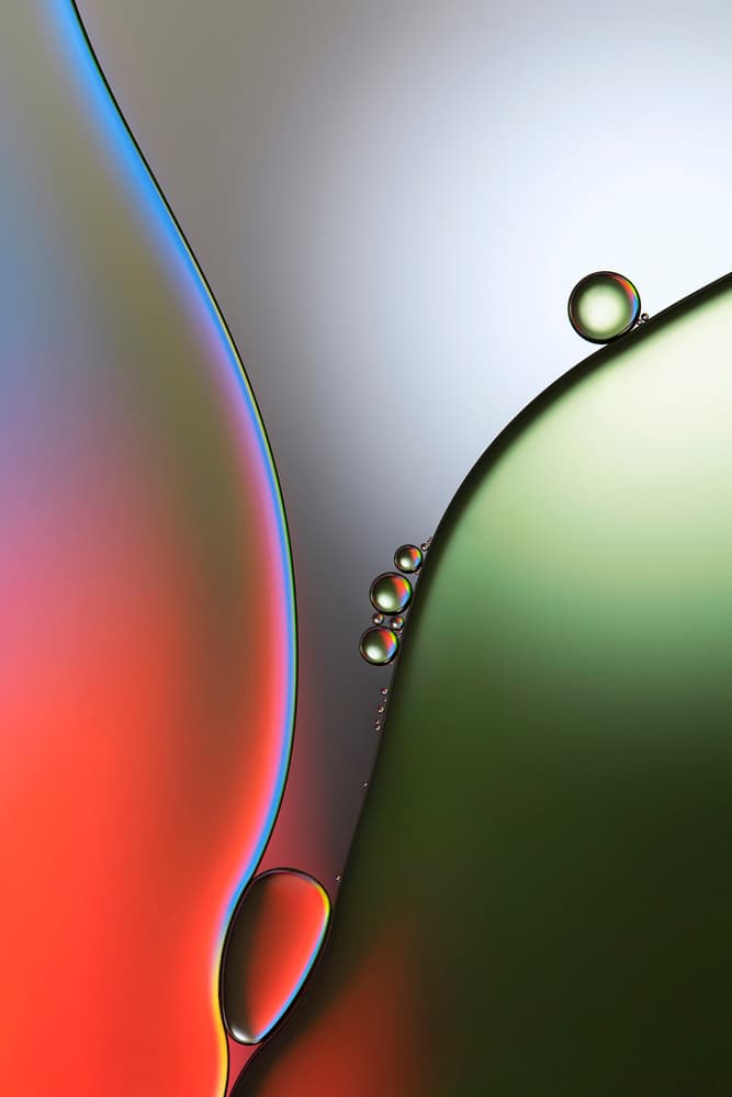 Vibrant Fluid Bubbles by Renee Doyle — canvas wall art