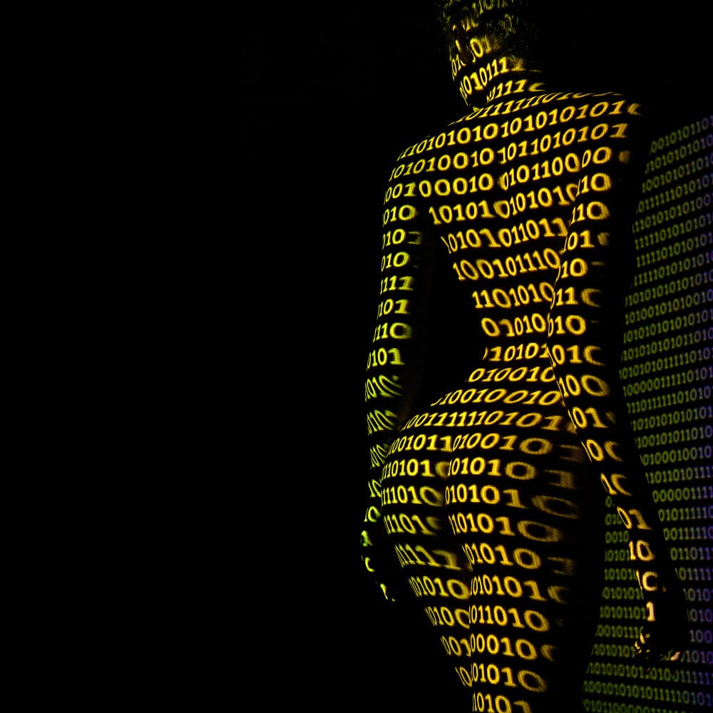 Digital Human Code by Dmitriy Aychuvakov — canvas wall art