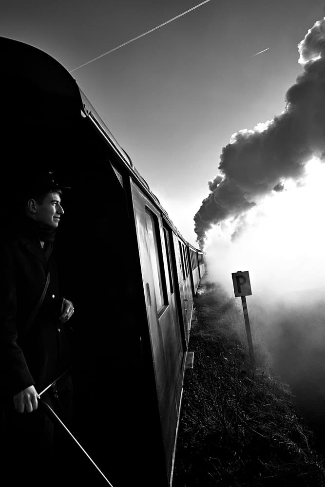 Steam Train Journey by Arnd Gottschalk — canvas wall art