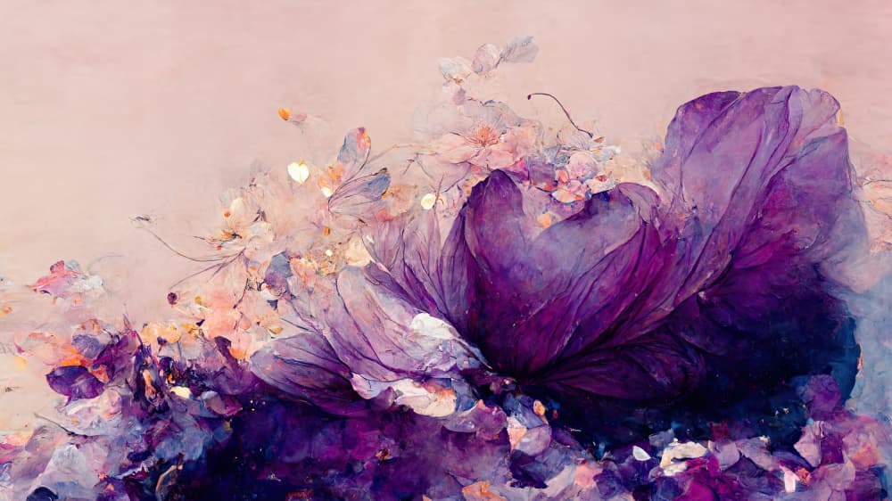 Petals in Bloom by Treechild — canvas wall art
