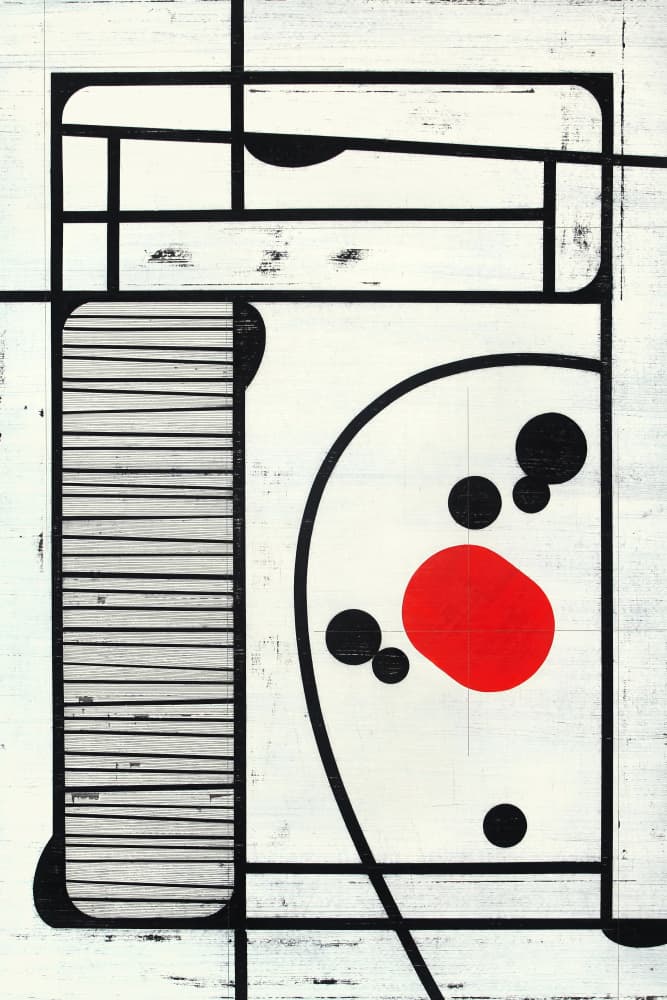 Bold Geometric Abstract by Petr Strnad — canvas wall art