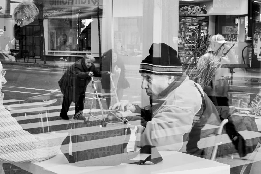 Layers of City Life by Fernando Coelho — canvas wall art
