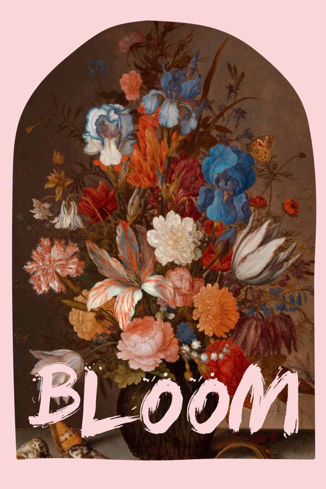Vibrant Botanical Bouquet by Talitha McQueen — canvas wall art