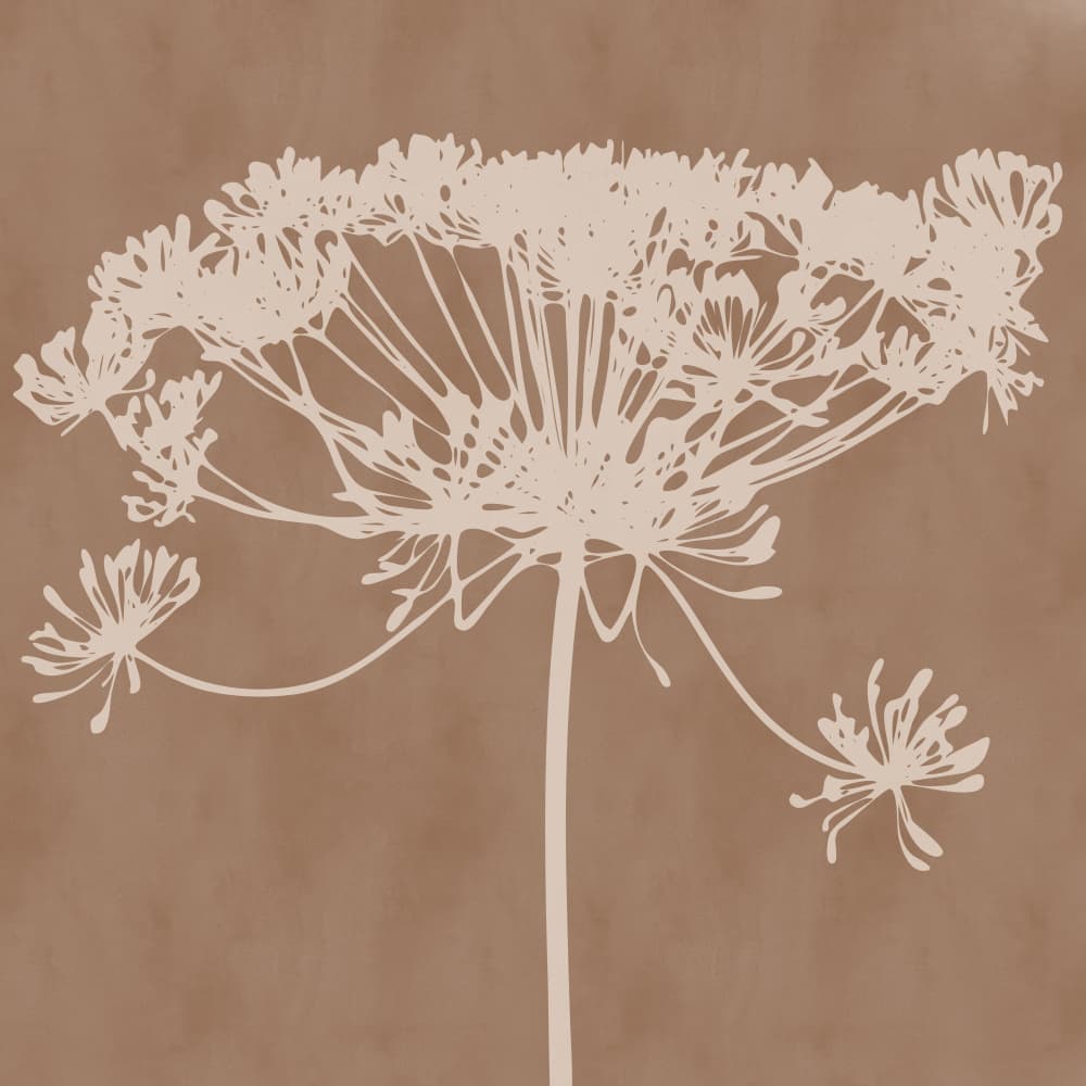Minimalist Botanical Silhouette by Dina Dankers — canvas wall art
