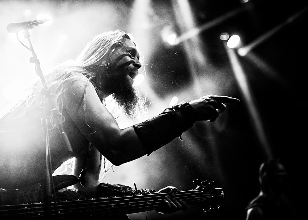 Live Bass Performance by Anders Samuelsson — canvas wall art