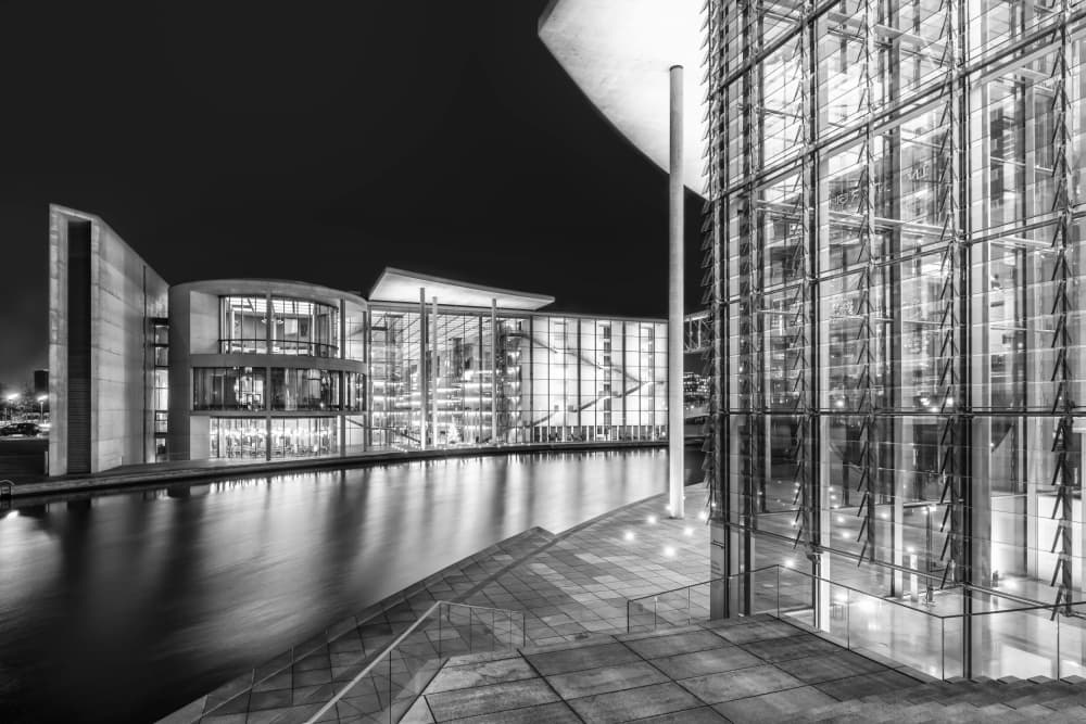 Reflective Urban Architecture by Melanie Viola — canvas wall art