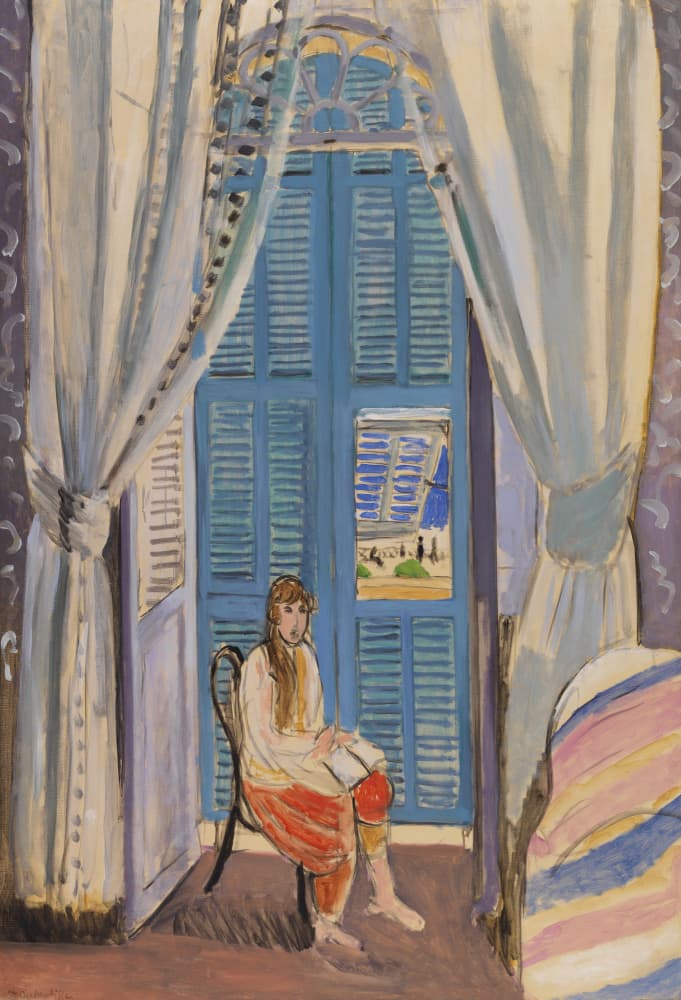 Henri Matisse's the Venetian Blinds (les Persiennes) (1919) by Henri Matisse — canvas wall art