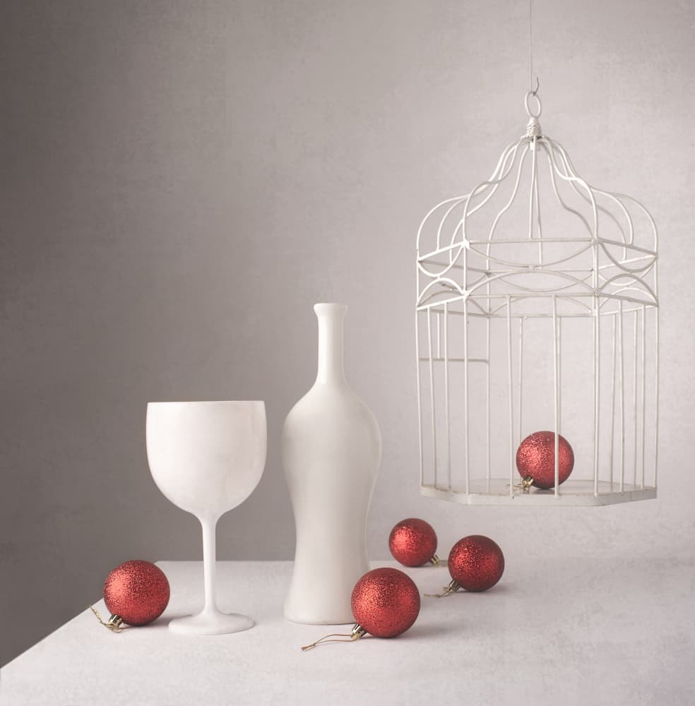 Elegant Holiday Still Life by Margareth Perfoncio — canvas wall art