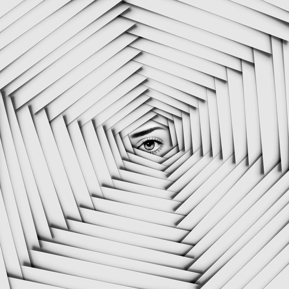 Watching Eye Spiral by Hadi Malijani (Malenjani) — canvas wall art
