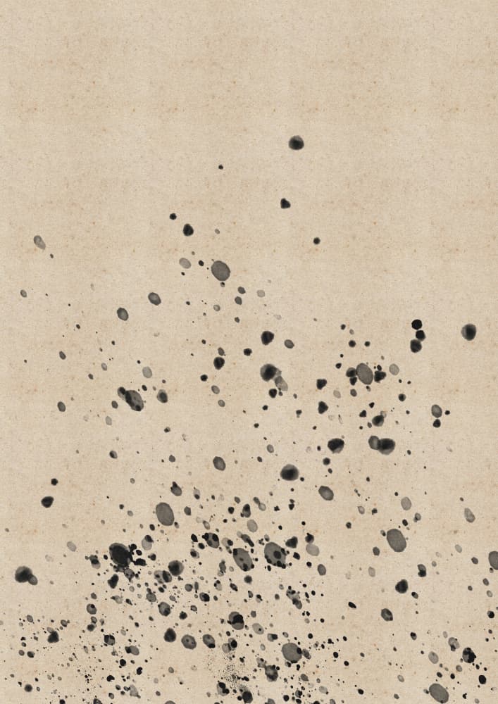 Organic Ink Splatter by Nicholas — canvas wall art