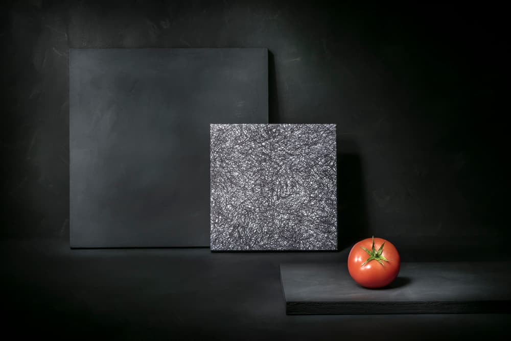 Red Tomato Geometric Still Life by Christophe Verot — canvas wall art