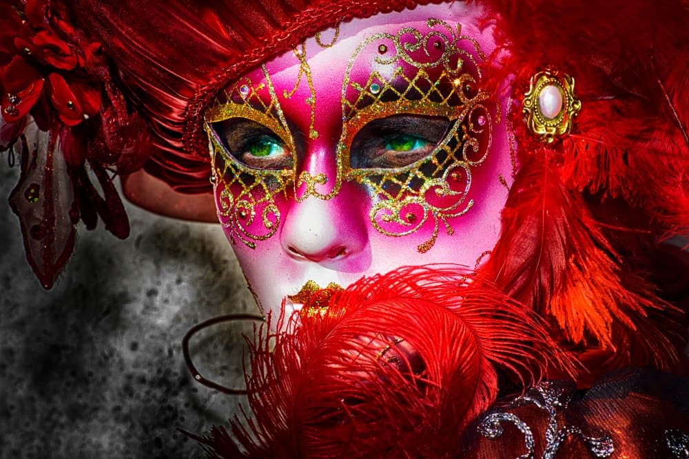 Venetian Mask Mystery by Giovanni Cavalli — canvas wall art
