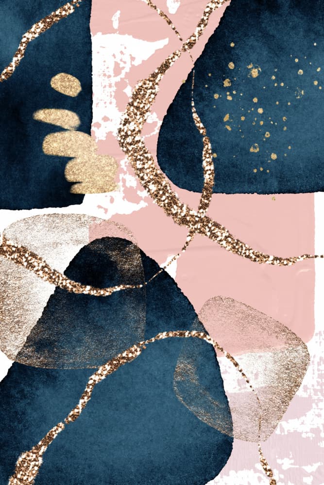 Abstract Gold Shimmer by Sally Ann Moss — canvas wall art