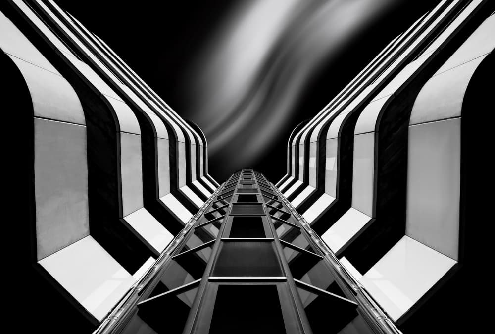 Dramatic Architectural Curves by Alfonso Novillo — canvas wall art