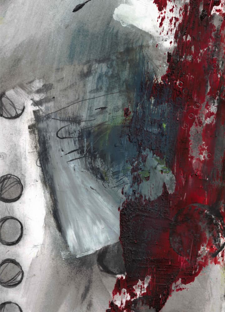 Dark Abstract Energy by Deb Chaney — canvas wall art