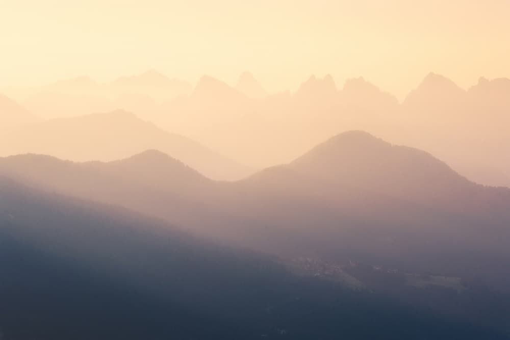 Misty Mountain Serenity by Dmitry Razr — canvas wall art