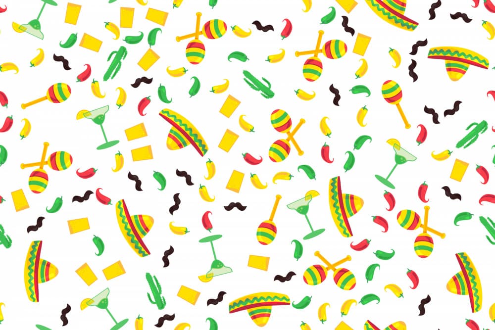 Colorful Mexican Fiesta by Marika Barsrsind — canvas wall art
