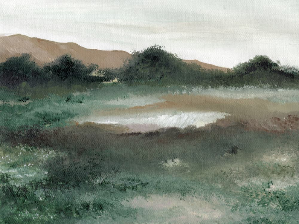 Tranquil Pond Reflection by Nikita Jariwala — canvas wall art