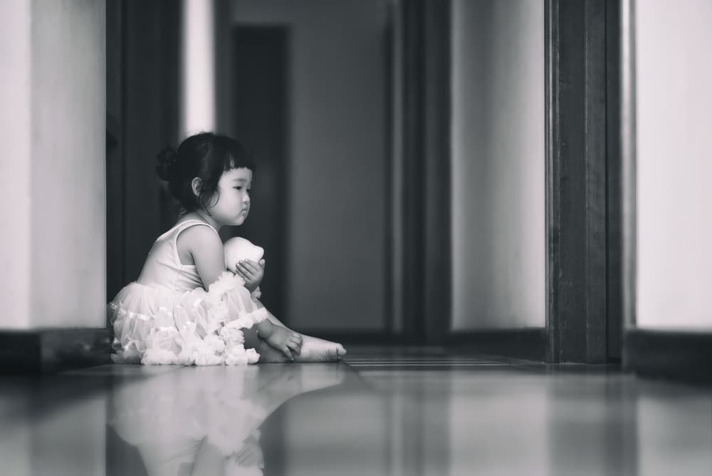 Child Lost in Thought by Despird Zhang — canvas wall art