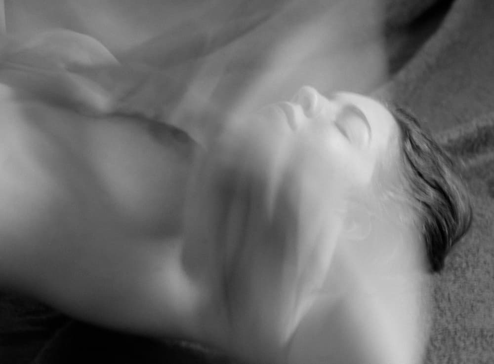 Blurred Serene Woman by Mel Brackstone — canvas wall art