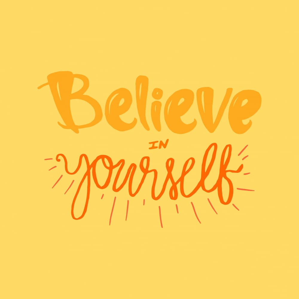 Believe In Yourself Quote by Marika Barsrsind — canvas wall art