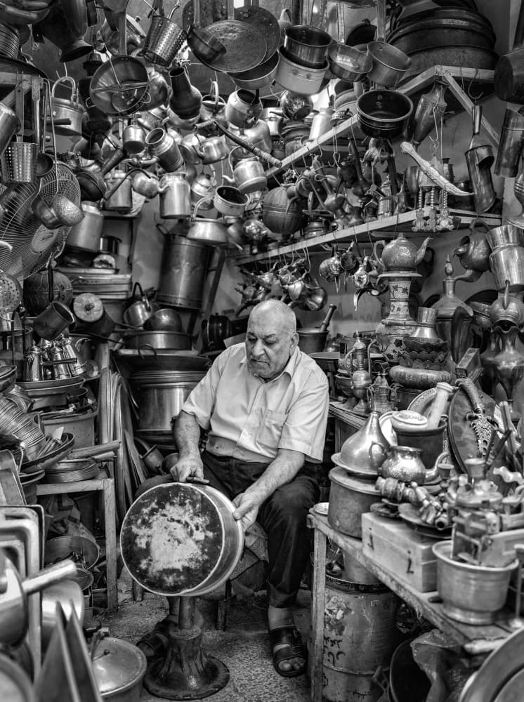 Old Craftsman Shop by Bashar Alsofey — canvas wall art