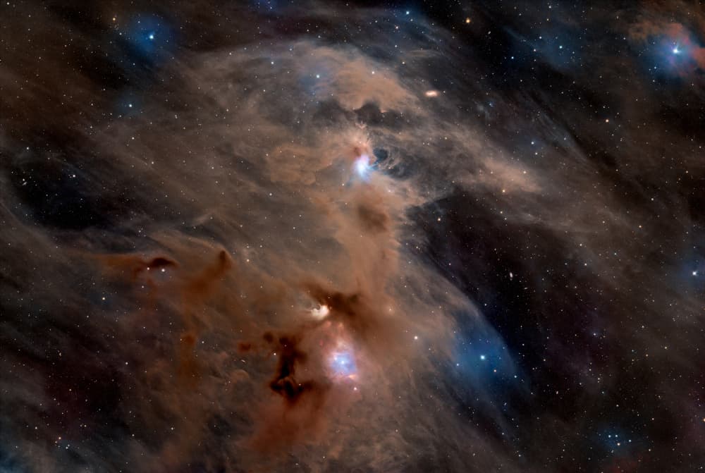 Cosmic Dust Clouds by Vikas Chander — canvas wall art