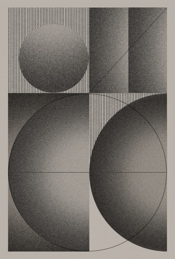 Geometric Harmony by THE MIUUS STUDIO — canvas wall art