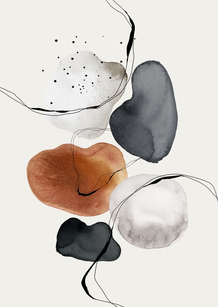 Fluid Shapes Dance by THE MIUUS STUDIO — canvas wall art