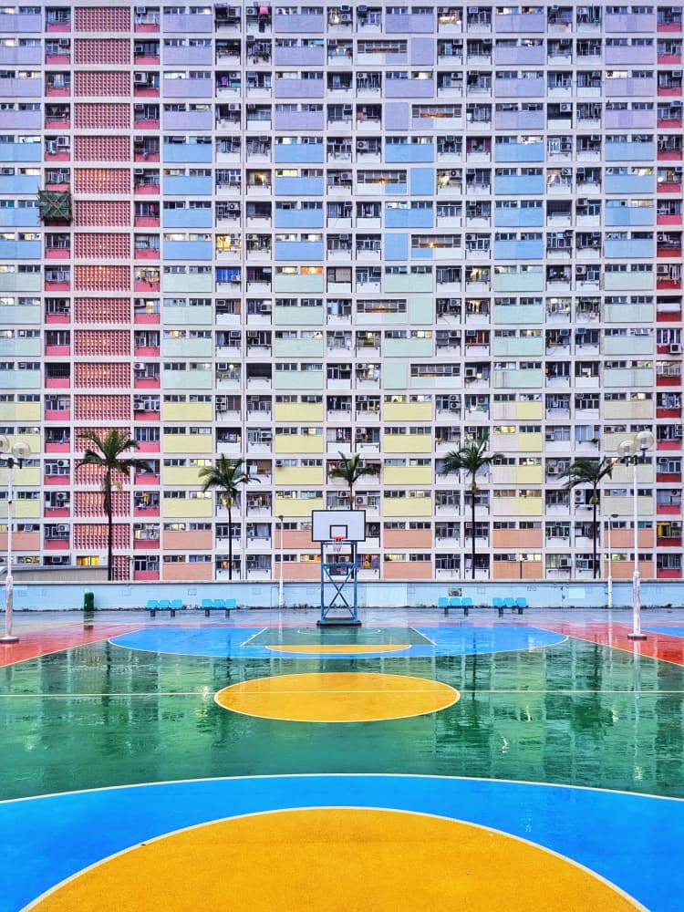 Choi Hung Estate by Tong Ho Chung Howard — canvas wall art