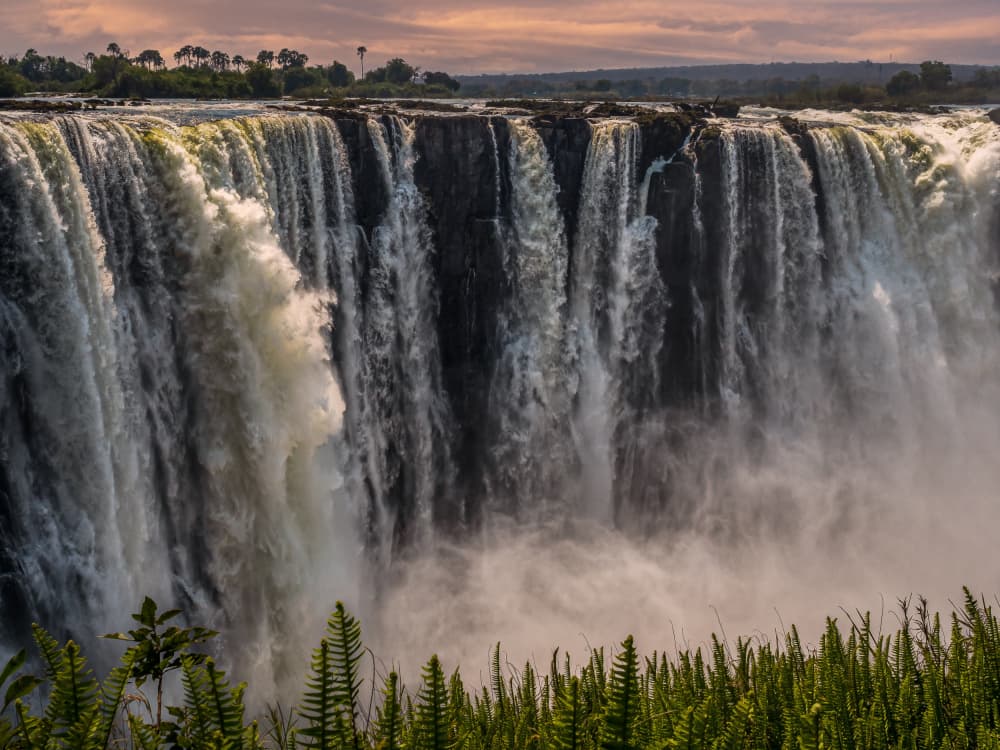 Victoria Falls Majesty by Ilona Rosenkrancová — canvas wall art