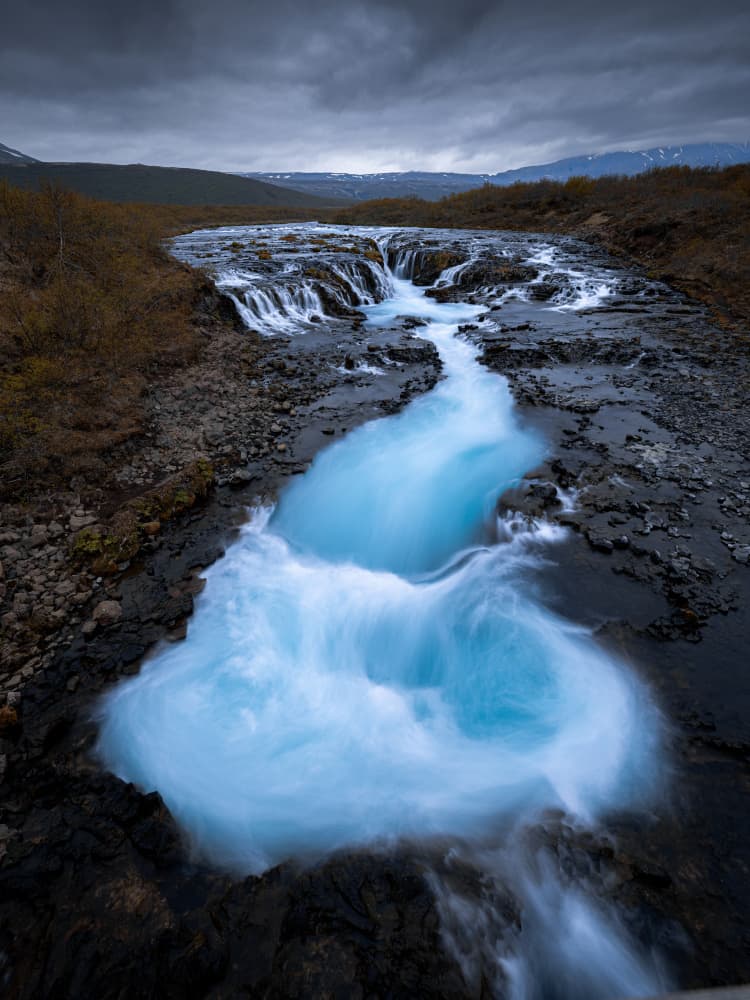 Blue Glacial River by Jianshu — canvas wall art