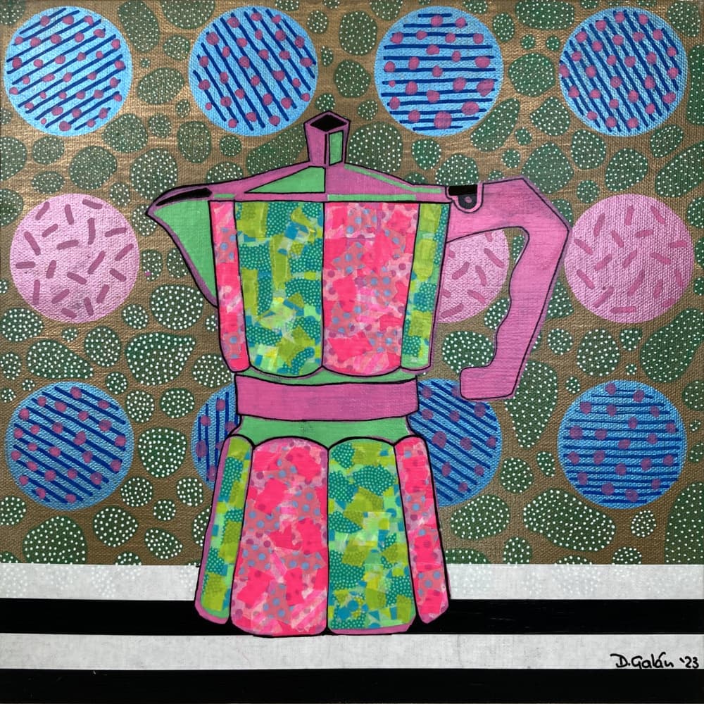Iced Latte by David Galan — canvas wall art