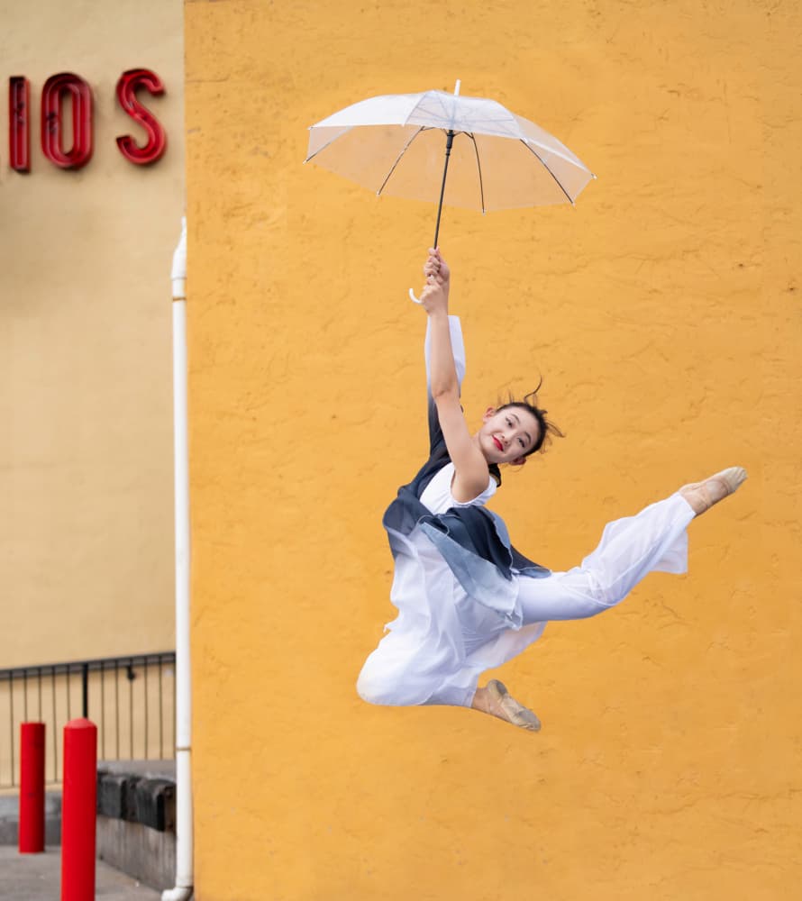 Flying Dancer Joy by Catherine Wang — canvas wall art