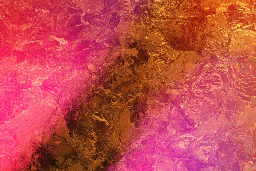 Vibrant Metallic Gradient by Josie George — canvas wall art