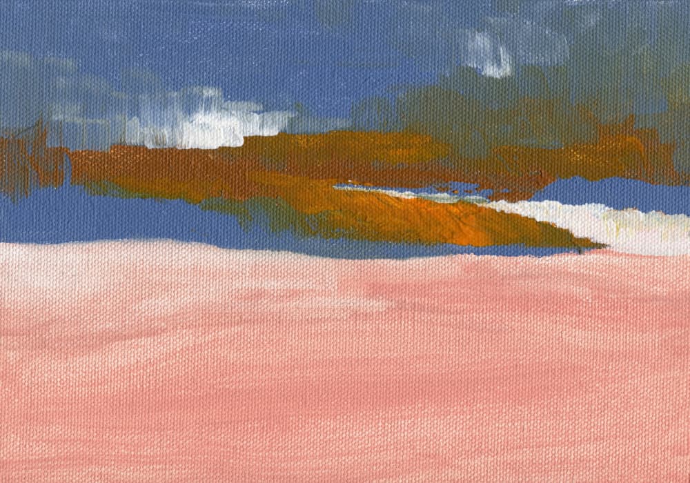 Pink Desert Horizon by Nikita Jariwala — canvas wall art